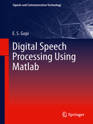 cover image of Digital Speech Processing Using Matlab